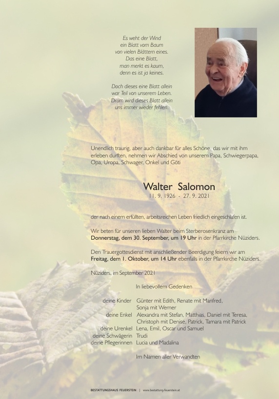 Walter Salomon